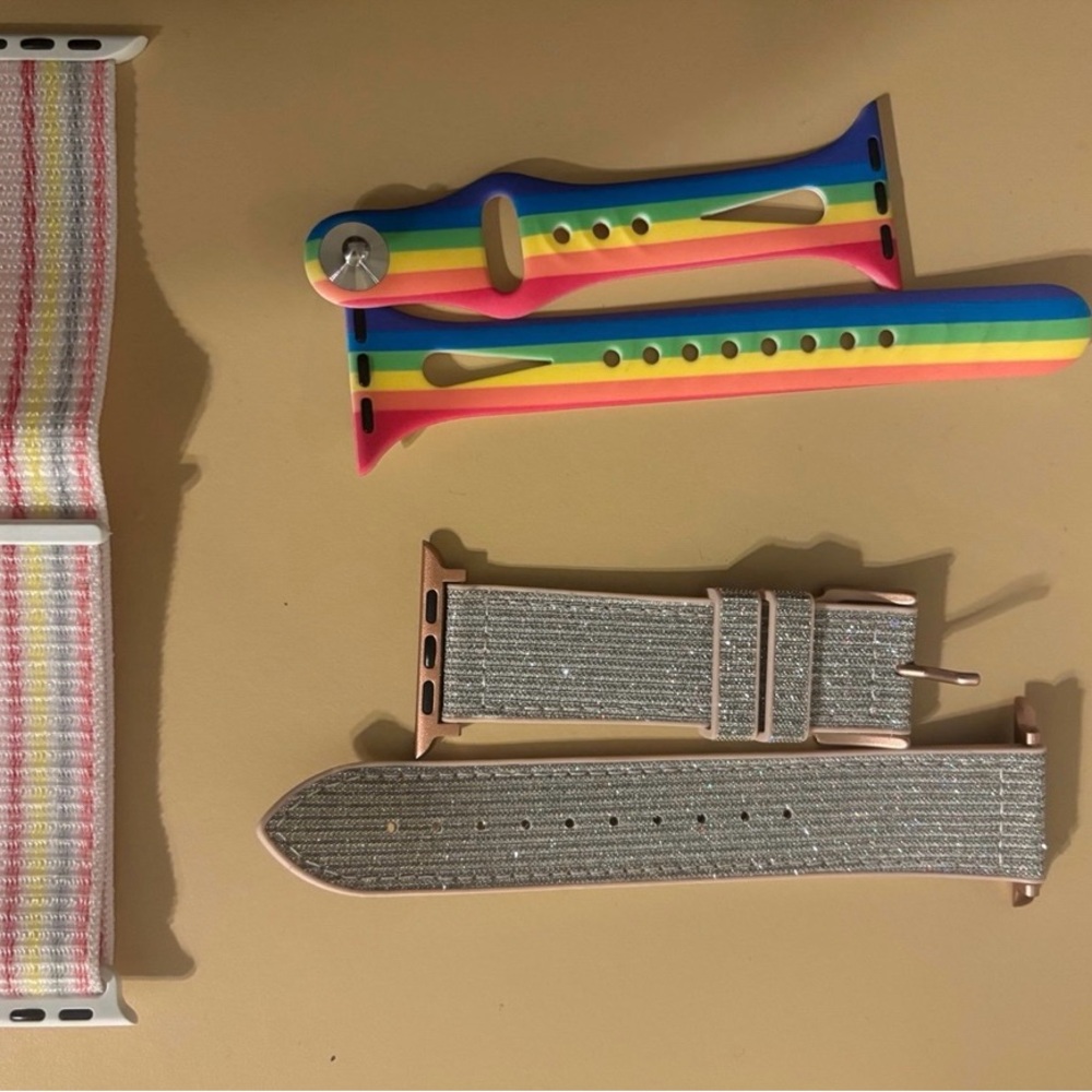 Colorful and Glittery Apple Watch Bands